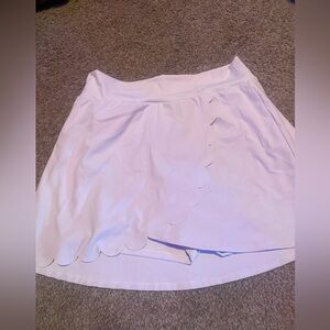 White athletic skirt